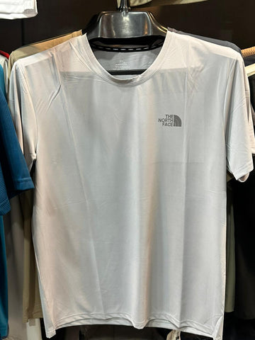 Men’s High-Stretch Athletic Training Tee – Ice Grey